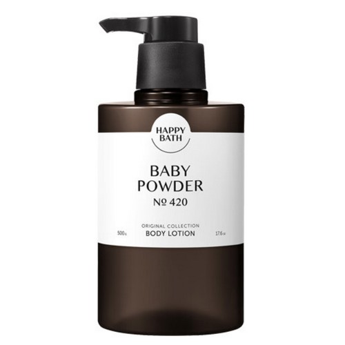 해피바스 오리지널 컬렉션 바디로션 베이비파우더 500g
