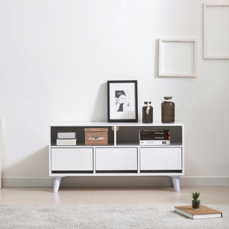 슈퍼홈 빙고 티비다이 2단 TV서랍장 1000