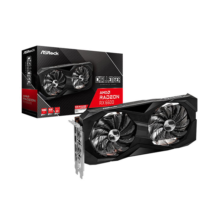 ASRock  라데온 RX 6600 CHALLENGER D D6 8GB 대원씨티에스