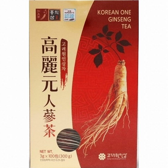고려원인삼 고려원 인삼차 3g 100포