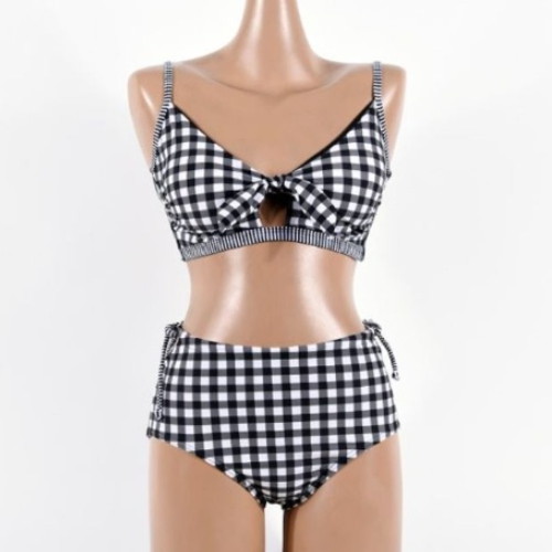 MLX  비치 체크 비키니 수영복 BI-1939