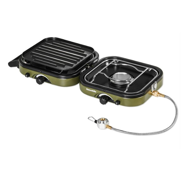 네이처하이크  듀얼 화구 접이식 가스버너