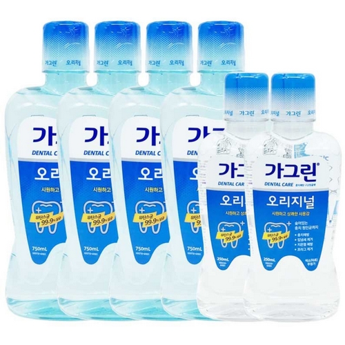 동아제약 가그린 오리지널 750ml x 4개 + 250ml x 2개