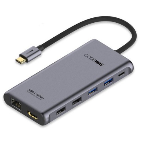 티에프엔아이엔씨 코드웨이 12in1 멀티허브 (12포트/Type C)