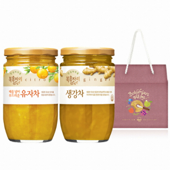 복음자리  유자차 480g + 생강차 470g