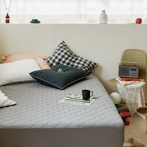 쁘리엘르 스테디 고주파 방수 누비 매트리스커버