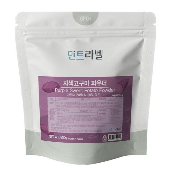 셀플러스  민트라벨 자색고구마 파우더 800g