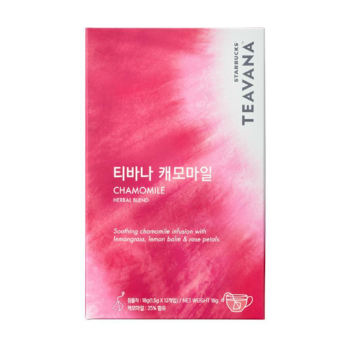 스타벅스  티바나 캐모마일 12개입