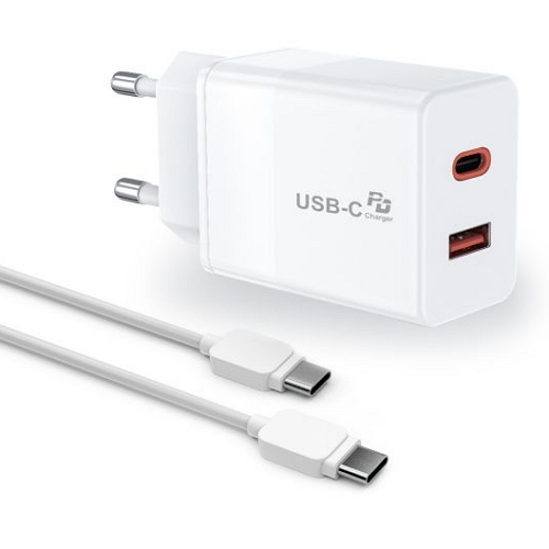 크레앙  PD PPS 25W 2포트 충전기 CREPD25W2PCC