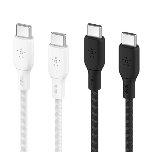 벨킨  PD Type C to C 100W 부스트업 브레이디드 케이블 CAB014bt2M