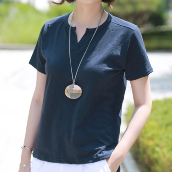 웬디즈갤러리 여성 트임 반팔티셔츠 FTS026