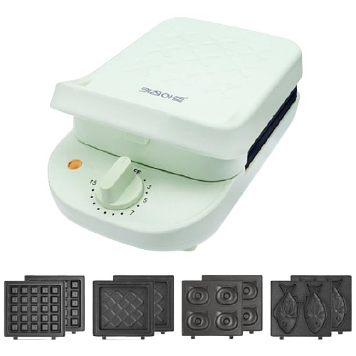 키친아트  렉스 4in1 타이머 와플 샌드위치 메이커
