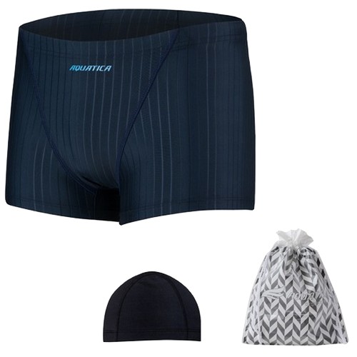 아쿠아티카  남성 3부 실내 수영복 3종세트 BAF06