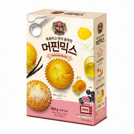백설 오븐용 머핀믹스 500g