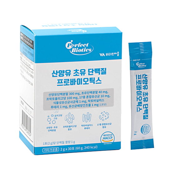 비타민마을 산양유 초유 단백질 프로바이오틱스 6g 30포