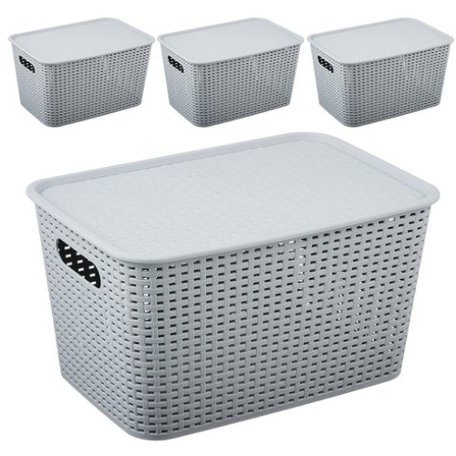 코멧 홈 라탄 펜트리정리 리빙박스