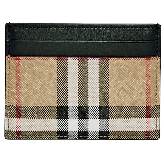 버버리 빈티지 체크 카드지갑_8058011