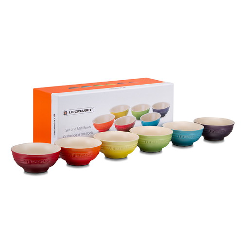 르크루제 레인보우 미니볼 6종 세트