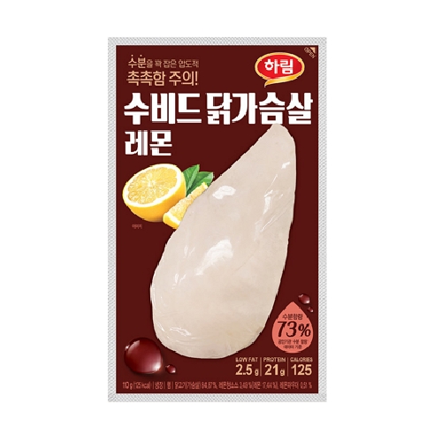 하림  수비드 닭가슴살 레몬 110g