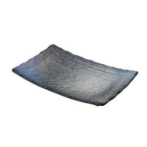  노빌타 블랙HS 직사각 회접시 33x22cm