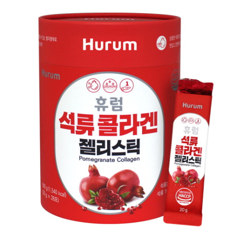 휴럼 석류 콜라겐 젤리스틱 28포