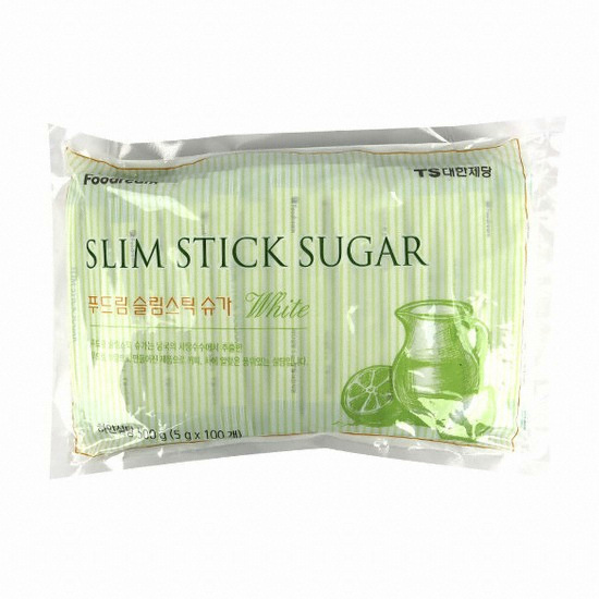 푸드림 5g 슬림 스틱 하얀설탕 100개입
