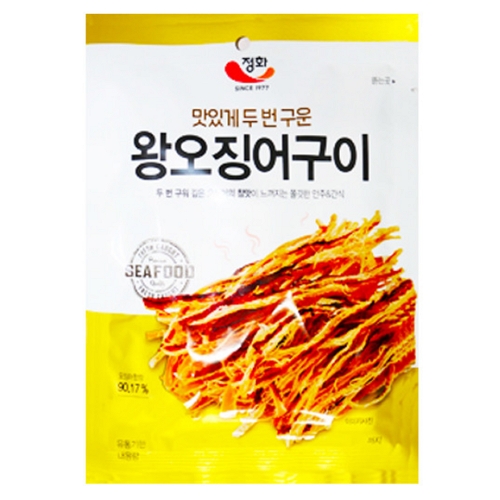 정화식품  맛있게 두 번 구운 왕오징어구이 40g