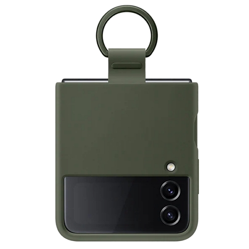 삼성전자  갤럭시Z 플립4 실리콘 커버 with 링 EF-PF721