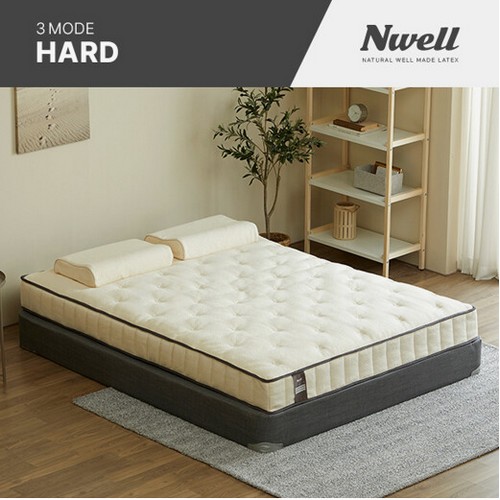 신우팜앤라텍스 느웰 3모드 하드 천연라텍스 매트리스 K