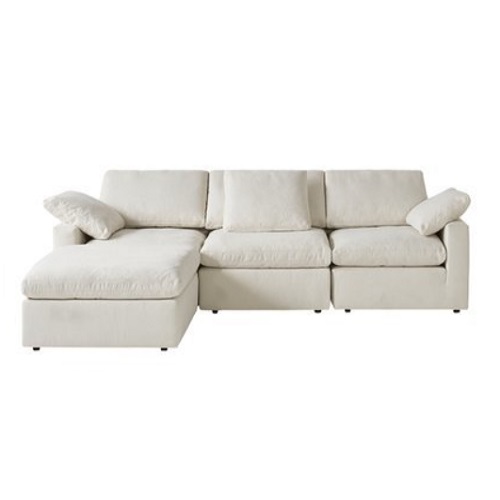 까사미아 캄포플러스 슬림 패브릭 소파 4인용