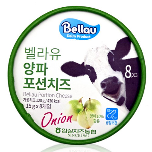 임실치즈농협 벨라유 양파 포션치즈 120g [1개]