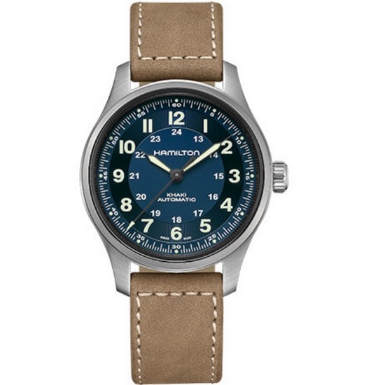 해밀턴 카키필드 티타늄 오토_H70545540