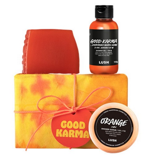 러쉬 굿 카마 기프트 선물 세트 바디 케어 3종 구성