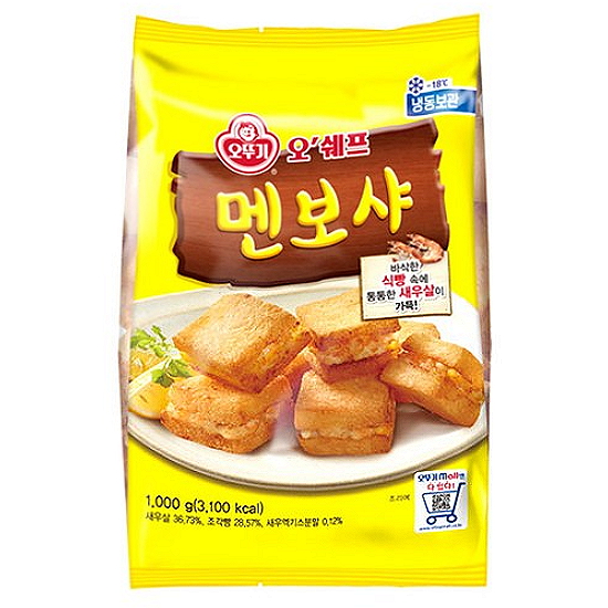 오뚜기 오쉐프 멘보샤 1kg