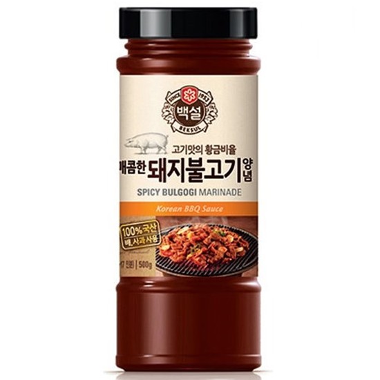 백설 매콤한 돼지불고기 양념 500g