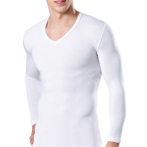 제임스딘 남성 에어로히트 V넥 기능성 내의 상의_JHMIX014