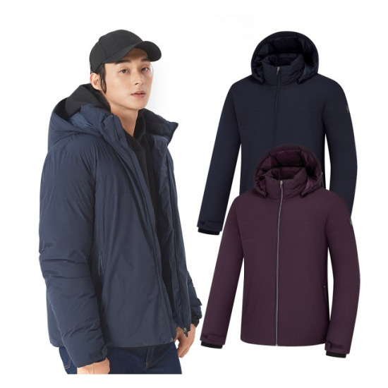 콜핑 웰론 후드 탈부착 등산 패딩 2084OK537M
