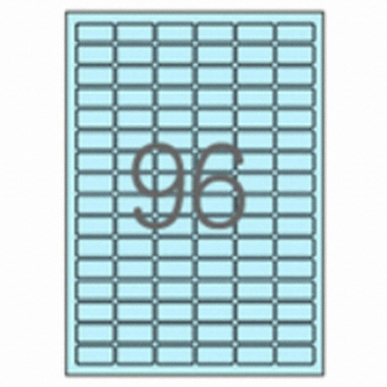 라벨박사  파스텔 컬러 라벨지 파랑 96칸