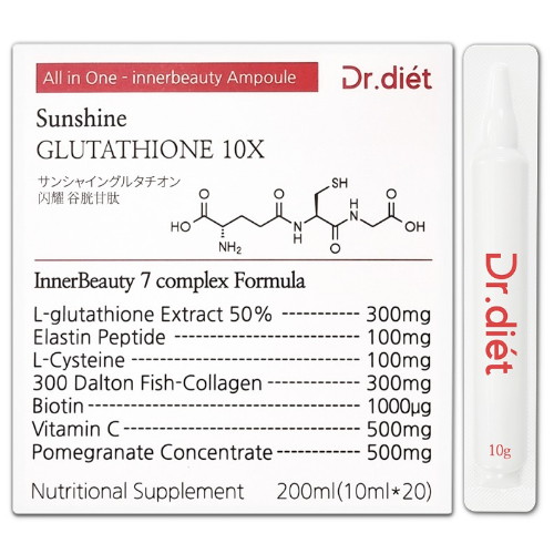 셀리나 닥터디엣 선샤인 글루타치온 10X 10ml 20포