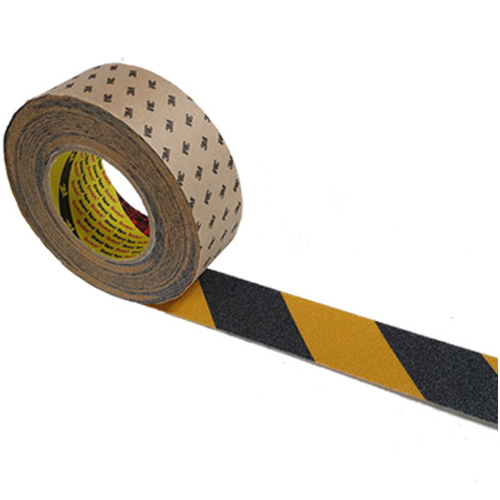 3M  미끄럼방지 테이프 안전사선 보급형 50mm