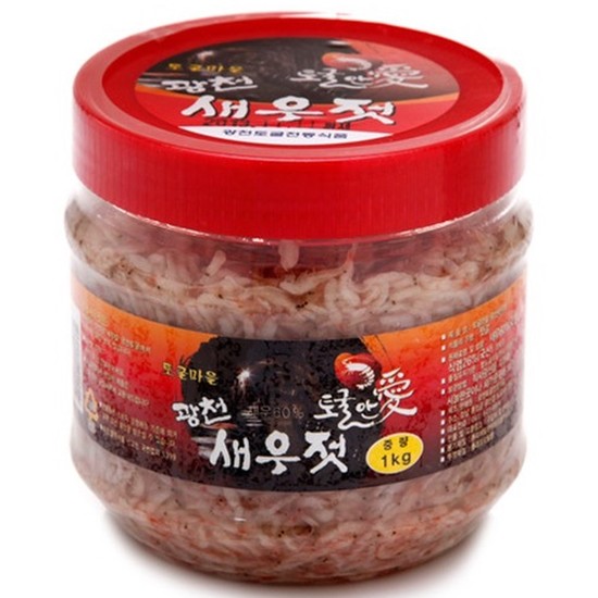 광천토굴전통식품 광천 토굴 새우젓 1kg [1개]