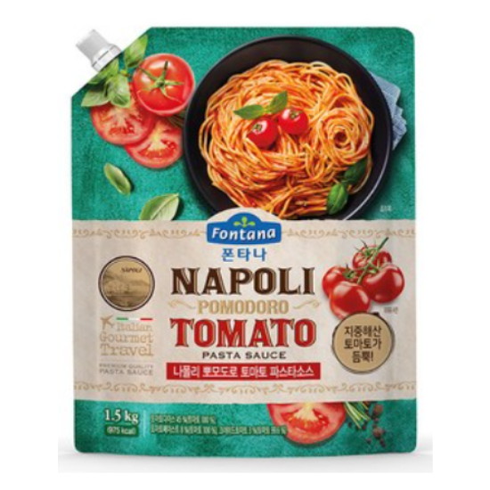 폰타나 나폴리 뽀모도로 토마토 파스타소스 1.5kg
