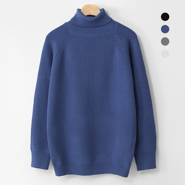 MNC 클래식 레글런 니트터틀넥 MDKN756FF