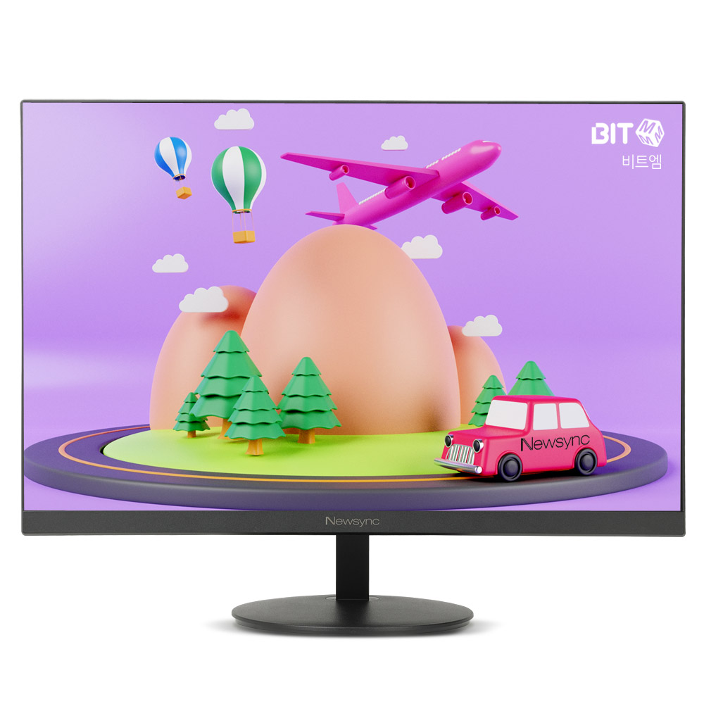 비트엠 Newsync B2410F IPS ZERO 스마트