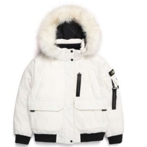 내셔널지오그래픽  타루가 퍼 트리밍 후디 구스다운 점퍼 N224WDW930