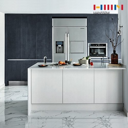 한샘  유로300 터치 키친 ㅡ자 냉장고장형