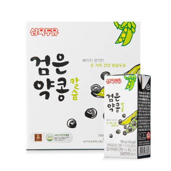 삼육식품 검은약콩 칼슘 두유 190ml