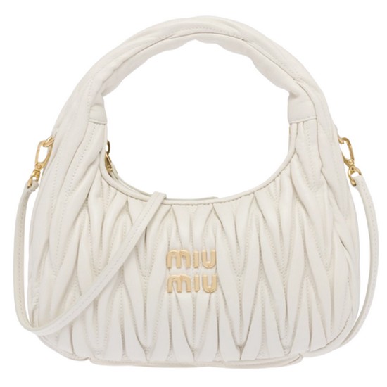 미우미우 완더 마테라쎄 나파 가죽 미니 호보백_5BC125 N88 F0009