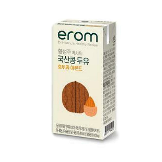 이롬 황성주 국산콩 두유 호두와 아몬드 190ml