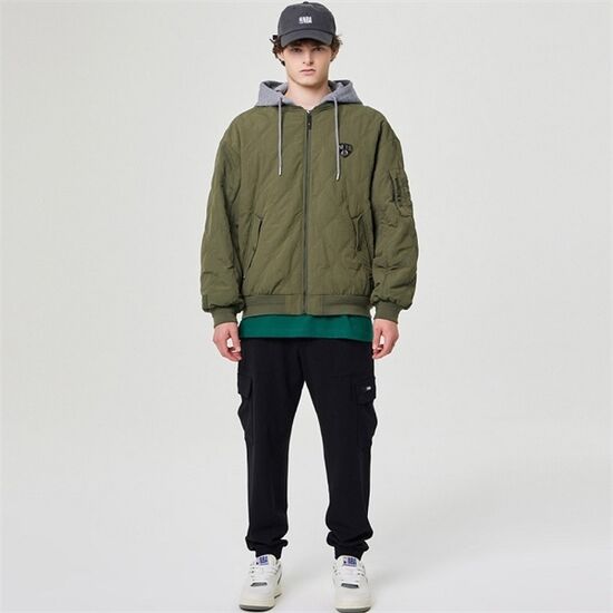 NBA 남여공용 BKN NETS 퀄팅 블루종 점퍼 N223JP110P 에누리 가격비교